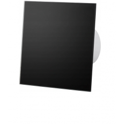 Wentylator łazienkowy fi.100 czarny szklany matowy standard